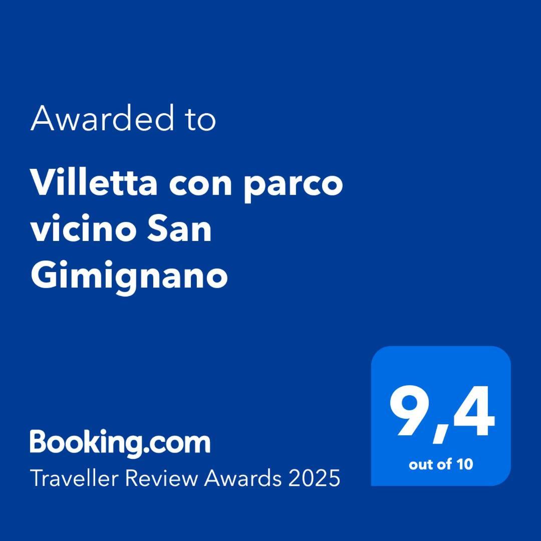 Villetta Con Parco Vicino San Gimignano 콜레 발델사 외부 사진